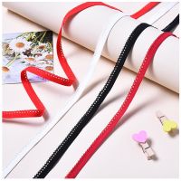 ◐◄ 10mm Stretchy Lace Trim Elastic Band for Underwear Bra Garment Sewing Accessiories DIY Handmade Craft Fabric Rubber Bands