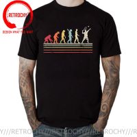 Funny Tennis Evolution Of Man Sport Retro Vintage Gift T-Shirt Evolution Tennis Player T Shirt Youthful Tee Shirt For Men Cotton