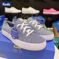 KEDS รองเท้าผ้าใบลําลอง ส้นแบน ระบายอากาศได้ดี สวมใส่สบาย แฟชั่นฤดูร้อน สําหรับสตรี