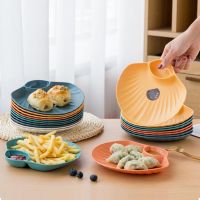 【CW】 1 Pcs Color Shaped Dinner Plate Fruit Dessert Tableware Tray Accessory for