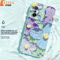 Magic Eye Xiao Mi Mi 11 Lite 11T Pro 4G 5G NE เคสโทรศัพท์ปลอกภาพวาดสีน้ำมันดอกไม้ป้องกันกล้อง Soft Liquid ซิลิโคน TPU กันกระแทก