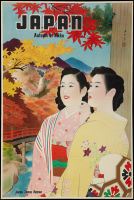 Hot JAPAN AUTUMN - Vintage R Travel Railys Art Silk Poster Print 24x36inch