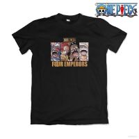 Ag ONE PIECE เสื้อยืดแขนสั้นลําลอง พิมพ์ลายอนิเมะ Four Emperors New Yonkou Chapter สําหรับผู้ชาย และผู้หญิง  RLVD