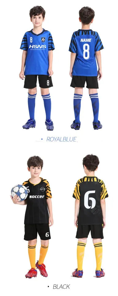 Custom Cheap Boys Football Uniform Youth Kid Blank Football