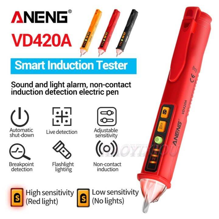 aneng-vd420a-intelligent-digital-non-contact-ac-12-1000v-voltage-tester-electric-sensor-multimeter-pen-for-electric-tools