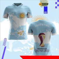 22/23 Argentina World Cup fans casual short sleeved unisex sports T-shirt