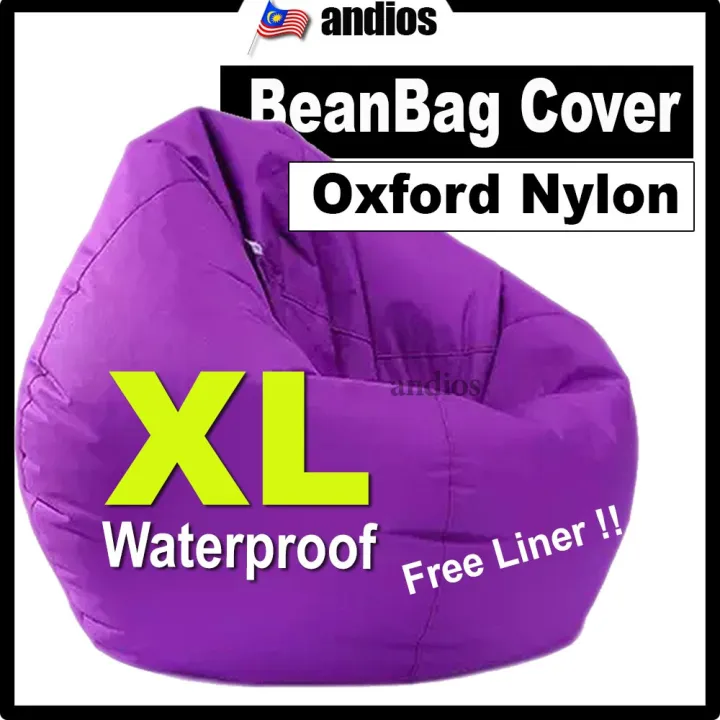 ☎ Waterproof Oxford Cloth Bean Bag Cover Only Bag Nylon Beg Duduk Biji