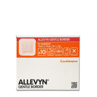 Smith and Nephew 66800269 Allevyn Gentle Border Dressing 3" x 3" - Box of 10