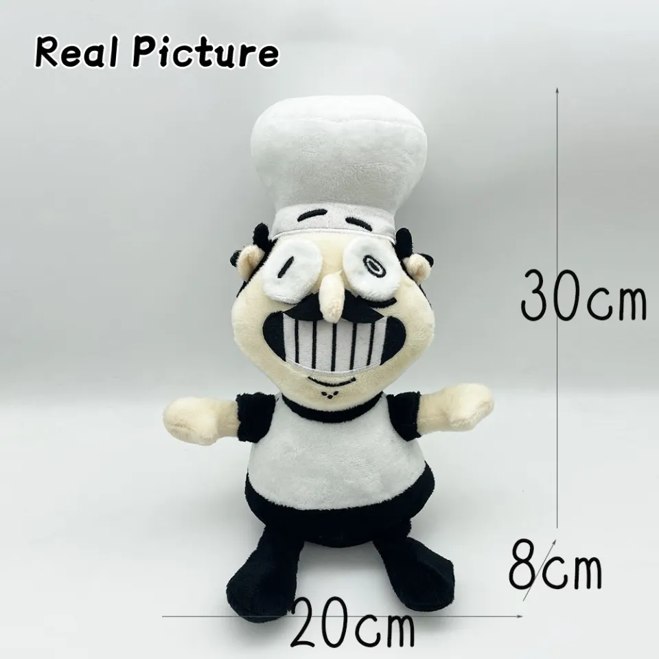 28cm Pizza Tower Peppino Doll Anime Peripheral Stuffed Plush Toy Birthday  Gift