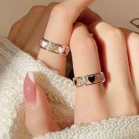 ❦♕☽ gswe Hollow Gold Color Rings for Adjustable Fashion Jewelry