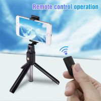 3 in 1 Foldable Mini Tripod Bluetooth Selfie stick With Wireless Shutter Monopod