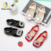 TH Girls princess shoes new childrens fashion all-match single shoes princess wind Korean style small leather shoes