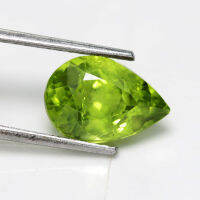 2.00 ct เพอริดอท(Peridot) ทรงหยดน้ำ สีเขียวมะกอก