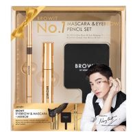 ? BROWIT No.1 Mascara&amp;EyeBrow บราวอิท นัมเบอร์วันมาสคาร่าแอนด์อายบราวเพนซิลเซ็ท 5.5G+0.06G+กระจก [New พร้อมส่งสินค้าใหม่]