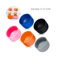 Kmaoyi แผ่นรองเทอร์โมซิลิโคน Water Cup Mat ขนาด9ซม. แผ่นรองแก้วทนต่อการสึกหรอผ้าคลุมรถทนการแตกปลอกหุ้มถ้วยซิลิโคนกันลื่นสวนในขวดแก้วป้องกันน้ำร้อนลวก