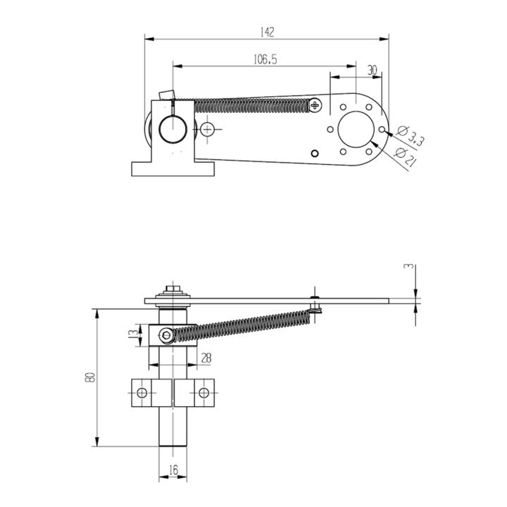 มัลติฟังก์ชั่น-coding-mounting-bracket-seat-spring-bracket-เฟรมรวมป้องกันการลื่นไถลปรับได้-eb-105