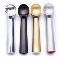 Stainless Steel Ice Cream Spoon Portable Aluminum Alloy Non stick Anti feeze Ice Cream Baller Scoop Home Kitchen Tools