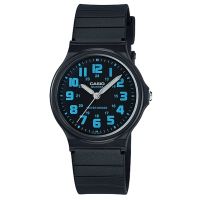 Casio นาฬิกาข้อมือผู้ชาย สีดำ สายเรซิ่น รุ่น Standard Sport Gent MQ-27-2BDF