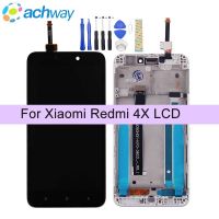 【▼Hot Sales▼】 SRFG SHOP สำหรับ Xiaomi Redmi 4x จอ Lcd พร้อมกรอบหน้าจอสัมผัสที่ผ่านการทดสอบประกอบเครื่องอ่านพิกัดสำหรับ Xiaomi Redmi 4x โปรหน้าจอ Lcd