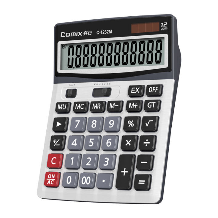 ซินซิน-12-เครื่องคิดเลขบิต-office-datai-shushi-office-calculator-c-1232m