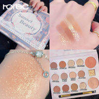 Horec 15สี พาเลทอายแชโดว์ฟลอรัลดรีม, ชานมไข่มุกเคลือบสีเอิร์ธคัลเลอร์, อายแชโดว์จานใหญ่ tiktok เหมาะสำหรับมือใหม่ อายแชโดว์พาเลทเดียวก็แต่งตาได้หมด