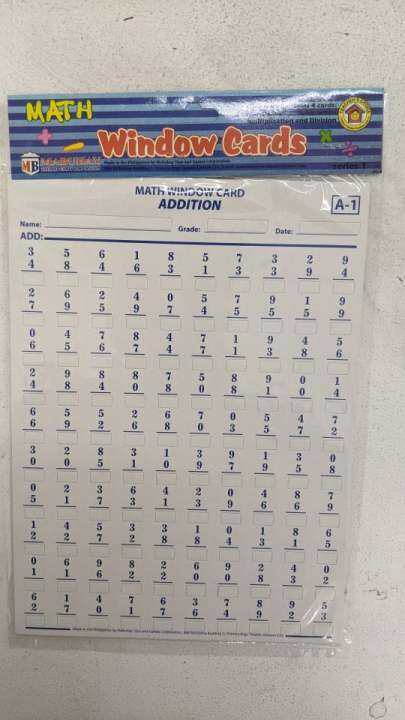Math Window Cards (Series 1) | Lazada PH