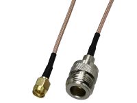 1pcs RG316 N Female Jack to SMA Male Plug RF Coaxial Connector Pigtail Jumper Cable New 4inch 5M