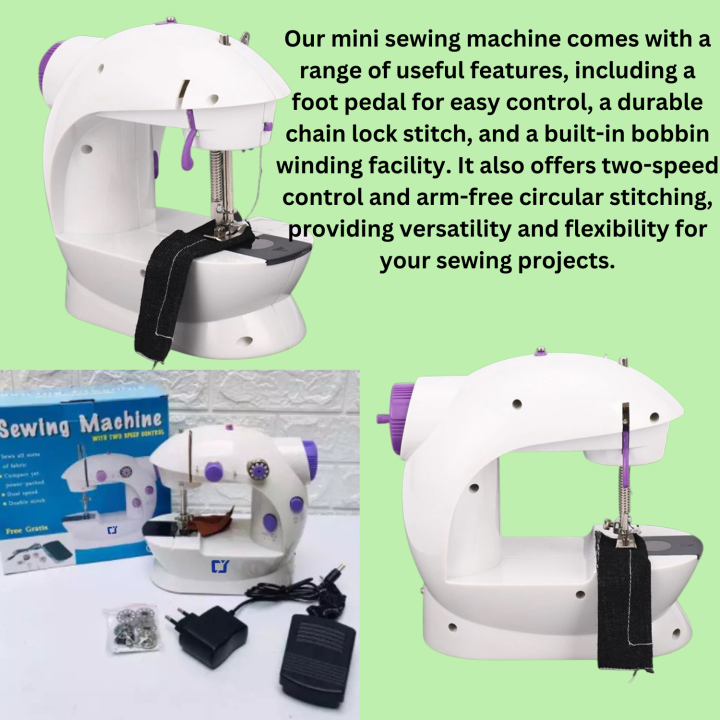 Mini Portable Electric Sewing Machine Battery Operated Sewing Machine
