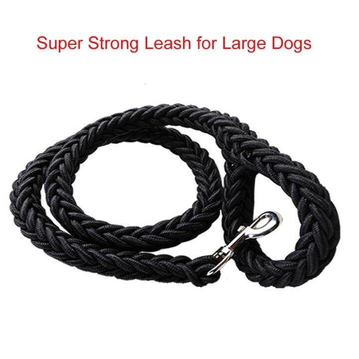 nylon-dog-harness-leash-for-medium-large-dogs-leads-pet-training-running-walking-safety-mountain-climb-dog-leashes-ropes-supply