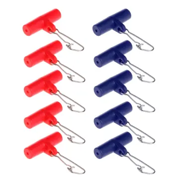 10/30Pcs Treble Hook Caps Snap Design Anti-Prick Plastic Cover