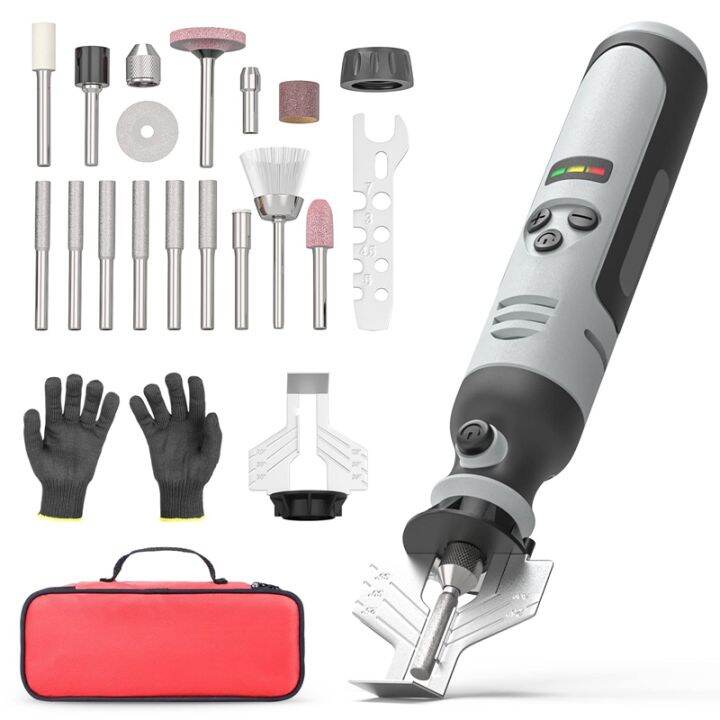 Cordless Chainsaw Sharpener, Electric Handheld Chainsaw Sharpening Kit