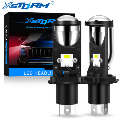 XSTORM H4 Led Projector Lens Mini Canbus 9003 HB2 50W 20000LM Car Headlight Bulb High Low Beam Light 12V 24V 6000K Automobiles