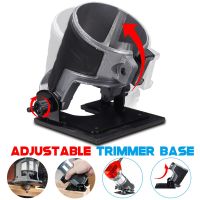 Electric Trimming Machine Base Adjustable Compact Router Tilt Basetrim Laminates Power Tool Woodworking Handle Engraving Cutter