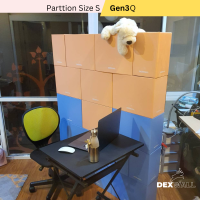 Dexwall Partition ฉากกั้น แนวมินิมอล ทำจากกระดาษ​ DEXWALL Partition Set “ S "