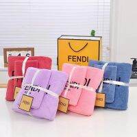 Fendi พรมปูพื้น ผ้าฟลีซ ผ้ากํามะหยี่ขนนิ่ม ระบายอากาศ ใส่สบาย สําหรับเดินทาง