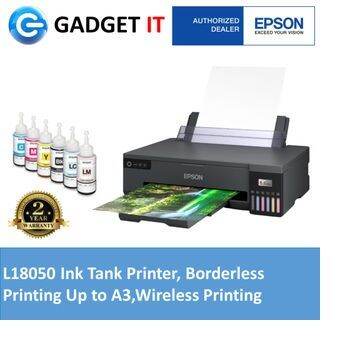 Epson L1800 / L18050 Ink Tank Printer, Borderless Printing Up to A3 ...