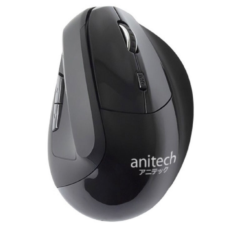 anitech-w225-vertical-wireless-mouse-เม้าส์ไร้สาย-ergonomic-design-เม้าส์ไร้สายเพื่อสุขภาพ-รับประกัน-2ปี