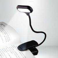LED Eye Protection Book Night Light Adjustable Mini Clip-On Study Desk Lamp Battery Powered Flexible for Travel Bedroom Reading Night Lights