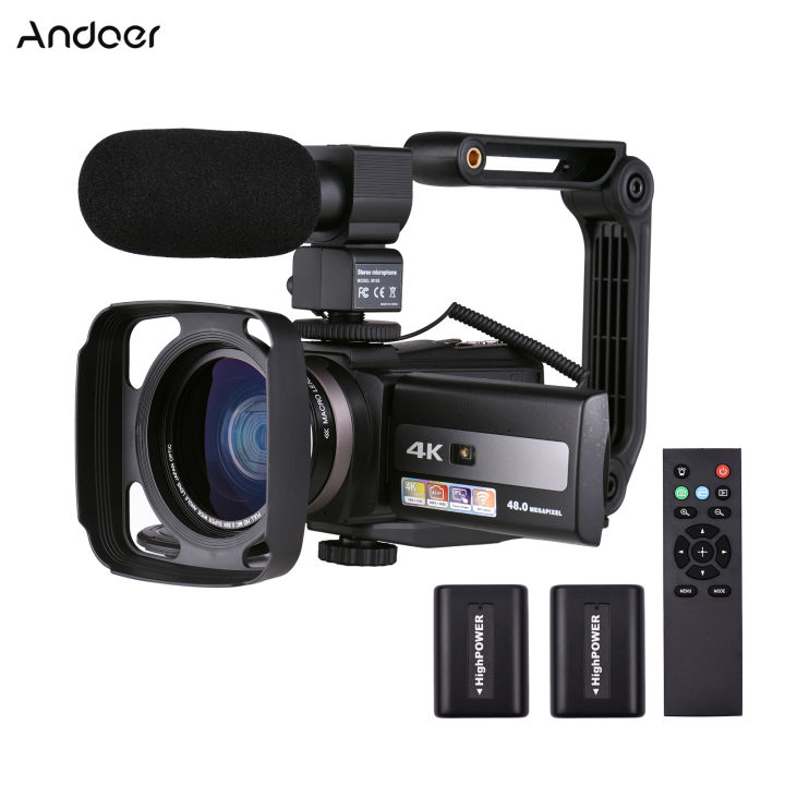 Ful Saking Xxx Video - Andoer 4K 60FPS Ultra HD Digital Video Camera DV Camcorder 48MP 16X Zoom  3-inch Rotatable LCD Touch Screen WiFi Sharing IR Night Vision Motion  Dectection Anti-shaking Time Lapse with 0.39X Wide Angle