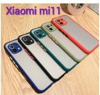 Mi11(พร้อมส่งในไทย)เคสขอบนิ่มหลังแข็งขุ่นคลุมกล้องXiaomi Mi11 5G