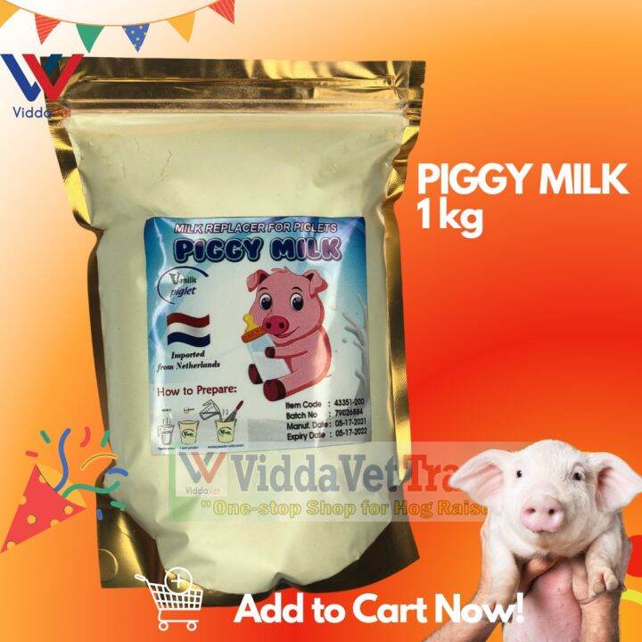 Piggy Milk 1 kg milk replacer for newborn pigs piglets Lazada PH