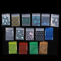 200pcs Small Plastic Zipper Bags Portable Color Jewelry Bags Food Gifts Buttons Jewelry Accessories Sub-package Storage Reusable Food Storage Dispense