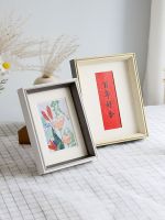 ☃▧ Modern simple Nordic style table photo frame 6 inches 8 A4 creative wall hanging children baby 10 frames