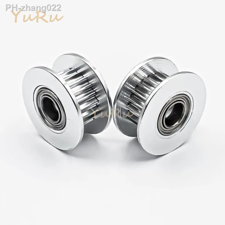 2gt-20teeth-timing-pulley-bore-3-4-5-6-8mm-belt-width6-9-10mm-20t-tensioning-wheel-open-synchronous-3d-printer-accessories