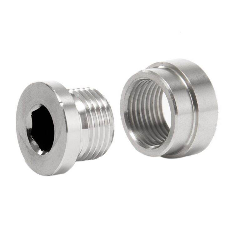 Oxygen Sensor Stepped Mounting Boss And Plugs (1 Bungs/1 Plugs) M18 X 1