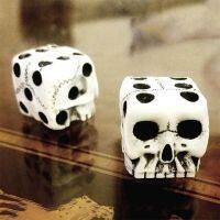 MA1MBB 1Pcs Unique  6-Sided Skull Dice Skeleton Halloween Kids Adults Toys Festival Party Supplies Boutique Game Leisure