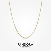 Official Store Pandora 14k Gold-Plated Cable Chain Necklace (45cm)