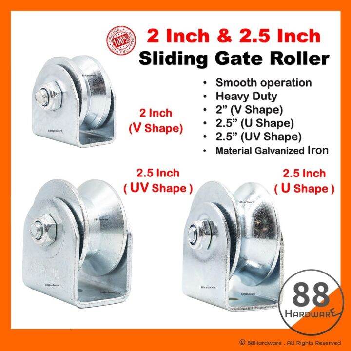 2 / 2.5 gate roller auto gate roller roller gate wheel folding gate