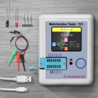 LCR TC1 Layar LCD TFT 1.8 Inci,ทรานซิสเตอร์มัลติมิเตอร์ไดโอดไตรโอด Kapasitor Pengukur Uji Resistor