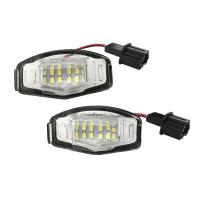 2Pcs Car Led License Plate Light License Plate Light Lamp For Honda Civic Honda Accord